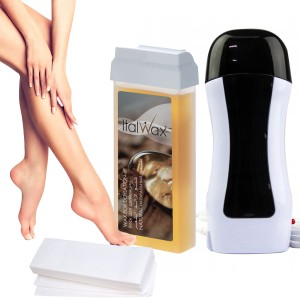 Zestaw do depilacji wosk NATURAL 100ml podgrzewacz