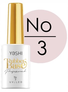 Yoshi Rubber Base 3 baza kauczukowa do paznokci hybrydowych 10ml