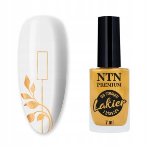 NTN Premium Lakier do stempli blaszek wzorków nr 96 złoty 7ml