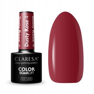 Claresa Lakier hybrydowy do paznokci Dusty Rose 4 5g