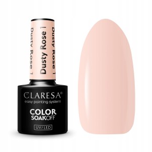 Claresa Lakier hybrydowy do paznokci Dusty Rose 1 5g