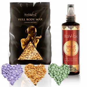 ItalWax Wosk Premium 1kg (do wyboru) + kosmetyk po depilacji 250ml