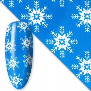 Folia transferowa do zdobień paznokci świąteczna Christmas #5