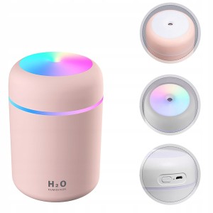 Dyfuzor nawilżacz powietrza z kolorowymi światłami LED RGB