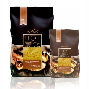 Zestaw do depilacji woskiem twardym ItalWax - Natural 1kg + 250g wosku gratis
