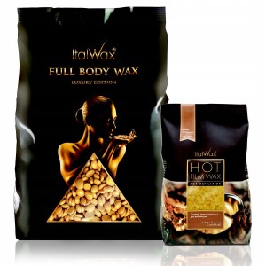 Zestaw do depilacji woskiem twardym ItalWax - Full Body 1kg + 250g wosku gratis