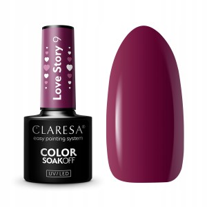 Claresa Lakier hybrydowy do paznokci Love Story 9 5g
