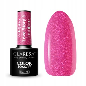 Claresa Lakier hybrydowy do paznokci Love Story 6 5g