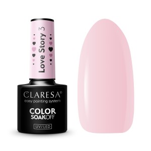 Claresa Lakier hybrydowy do paznokci Love Story 3 5g