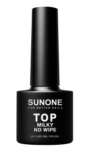 Sunone Top Milky No Wipe lakier hybrydowy 5g
