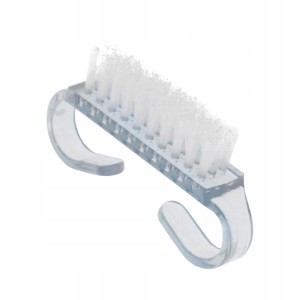Szczoteczka mini do usuwania pyłu manicure i pedicure przezroczysta transparentna 1 sztuka