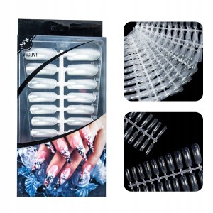 Formy do żelu akrylożelu akrylu Dual Form Clear z podziałką 240 sztuk model A2