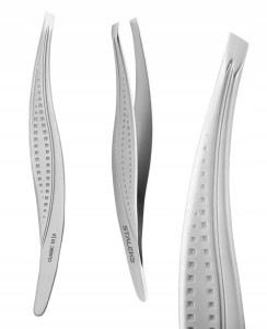 Staleks Pęseta Classic TC-12/3 do regulacji brwi krawędzie skośne