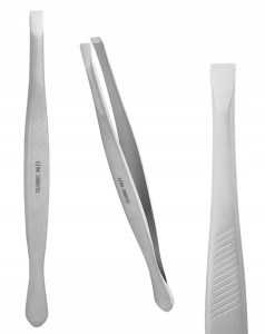 Staleks Pęseta Classic TC-10/1 do regulacji brwi krawędzie proste