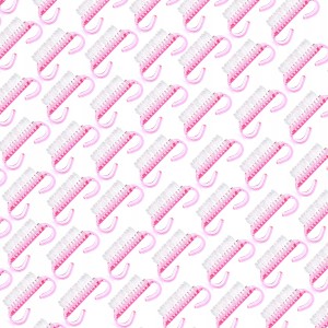 Szczoteczka mini do usuwania pyłu manicure i pedicure różowa transparentna 100 sztuk