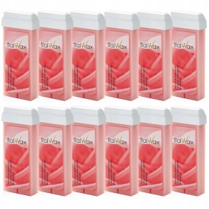 ItalWax Zestaw wosków do depilacji w rolce Rose 100ml 10 sztuk + 2 sztuki gratis