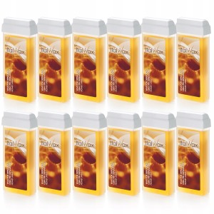 ItalWax Zestaw wosków do depilacji w rolce Honey 100ml 10 sztuk + 2 sztuki gratis