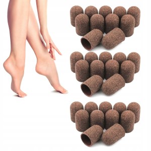 AlleMed Kapturek ścierny do pedicure 16mm gradacja 240 brązowy 100 sztuk