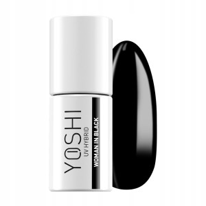 Yoshi 605 Woman In Black kolorowy lakier hybrydowy 6ml
