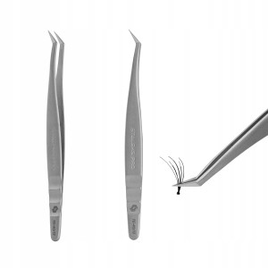 Staleks Pęseta Pro Expert TE-40/13 do przedłużania rzęs zakrzywiona