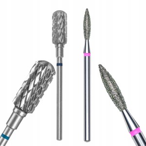 Staleks Zestaw frezów - węglik spiekany FT31B060/14 + diamentowy płomień łezka