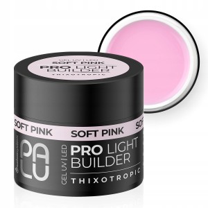 Palu Żel budujący samopoziomujący Pro Light Builder Gel Soft Pink 12g