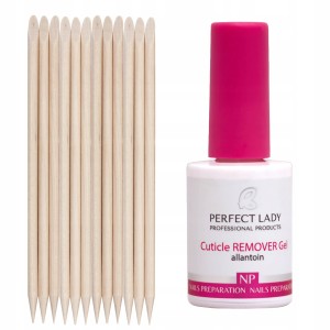 Zestaw do zmiękczania i usuwania skórek Perfect Lady Cuticle Remover Gel 15ml + 10x patyczki drewniane gratis