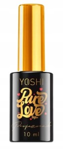Yoshi Pure Love Top do lakierów hybrydowych z czerwonymi serduszkami 10ml
