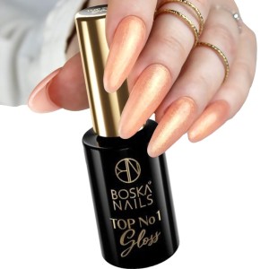 Boska Nails Top No 1 Gloss niezwykły błysk do lakierów hybrydowych 10ml