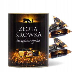 Złota Krówka świętokrzyska mleczne cukierki na prezent 400g produkt regionalny