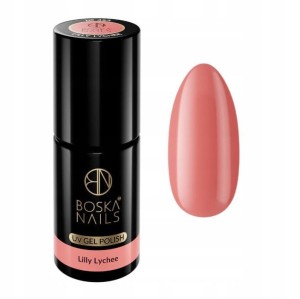 Boska Nails Kolorowy lakier hybrydowy do paznokci Pastel Fruit 453 Lilly Lychee 6ml