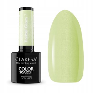 Claresa Kolorowy lakier hybrydowy do paznokci Pastel Glam 7 5g