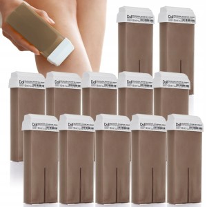 Xanitalia Doll Wosk w rolce do depilacji paskowej Cioccolato (czekoladowy) 100ml 12 sztuk