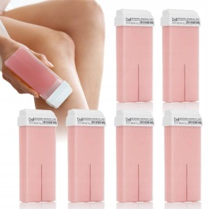 Xanitalia Doll Wosk w rolce do depilacji paskowej Rosa (różany) 100ml 6 sztuk