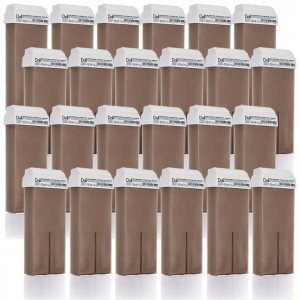 Xanitalia Doll Wosk w rolce do depilacji paskowej Cioccolato (czekoladowy) 100ml 24 sztukI