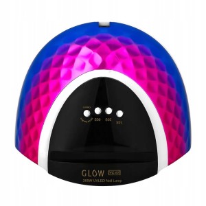 Mocna lampa do paznokci hybrydowych i żelowych DUAL LED UV Glow YC57 268W multikolor holo