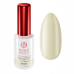 Boska Nails Kolorowy lakier hybrydowy do paznokci Secondo Anniversario 460 January 6ml