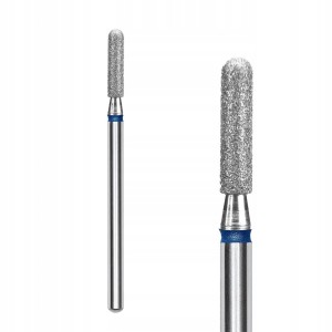 Staleks Frez diamentowy do skórek i paznokci walec zaokrąglony niebieski Expert 2,3mm/6,5mm FA30B023/6.5