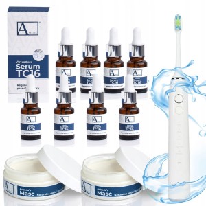 Arkada Zestaw: Serum kolagenowe TC16 11ml 8 sztuk + maść na popękaną skórę stóp 70g 2 sztuki + Xpreen elektryczna szczoteczka soniczna do zębów