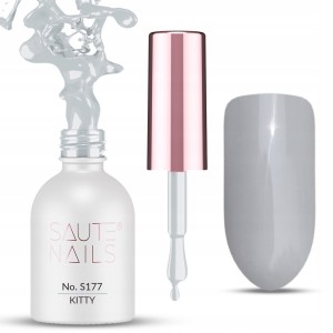 Saute Nails Kolorowy lakier hybrydowy do paznokci No. S177 Kitty 8ml