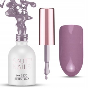 Saute Nails Kolorowy lakier hybrydowy do paznokci No. S270 Berry Fuzz 8ml