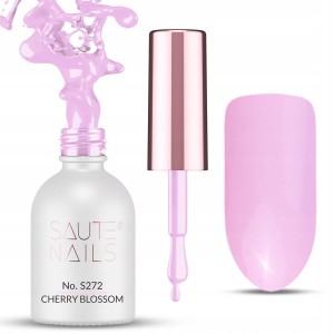 Saute Nails Kolorowy lakier hybrydowy do paznokci No. S272 Cherry Blossom 8ml