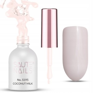 Saute Nails Kolorowy lakier hybrydowy do paznokci No. S195 Coconut 8ml
