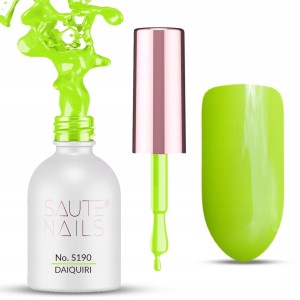 Saute Nails Kolorowy lakier hybrydowy do paznokci No. S190 Daiquiri 8ml