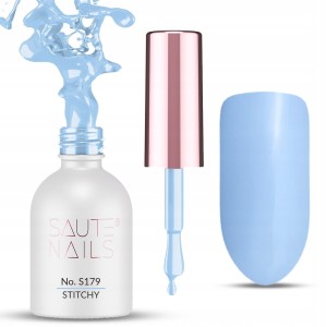 Saute Nails Kolorowy lakier hybrydowy do paznokci No. S179 Stitchy 8ml