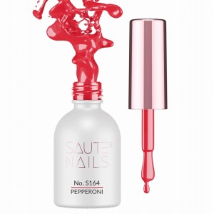 Saute Nails Kolorowy lakier hybrydowy do paznokci No. S164 Pepperoni 8ml