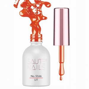 Saute Nails Kolorowy lakier hybrydowy do paznokci No. S166 Lit 8ml