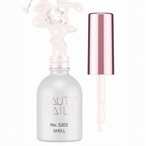 Saute Nails Kolorowy lakier hybrydowy do paznokci No. S201 Shell 8ml