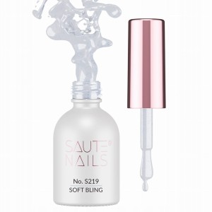Saute Nails Kolorowy lakier hybrydowy do paznokci No. S219 Soft Bling 8ml