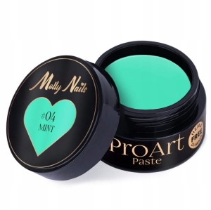 Molly Nails Pasta do zdobień paznokci ProArt Paste #04 Mint HEMA/Di-HEMA FREE 5g